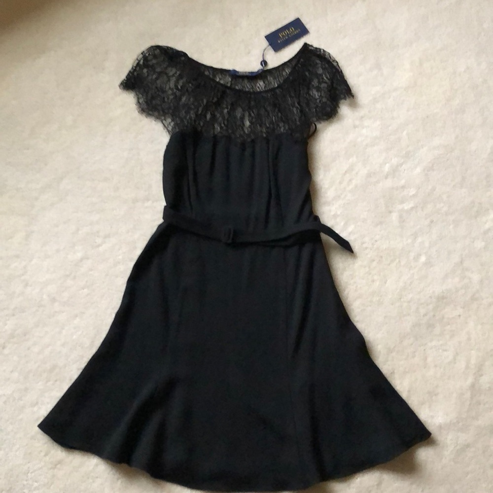 Black Ralph Lauren cocktail dress